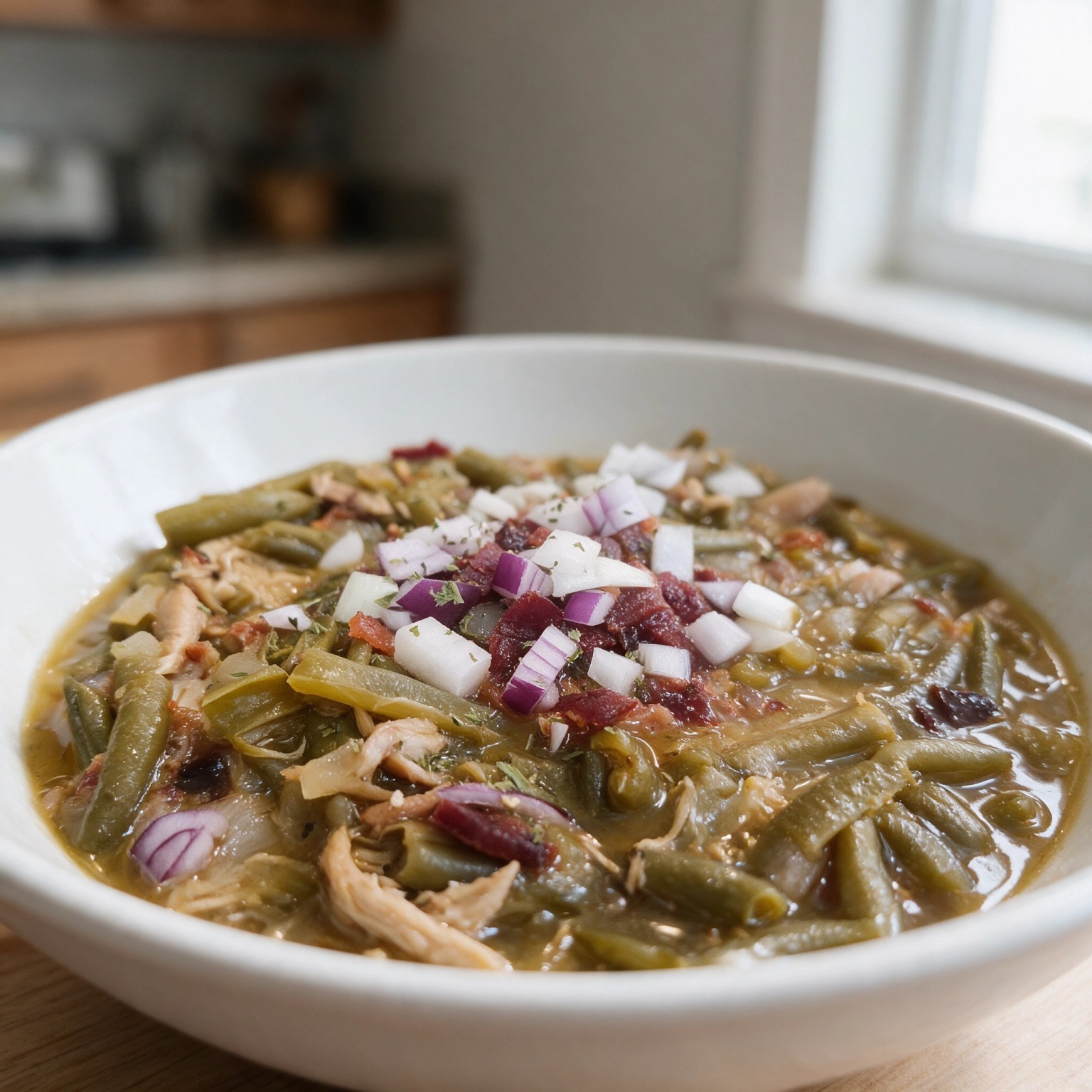 Southern Style Green Beans | Savory, Sweet & Spicy